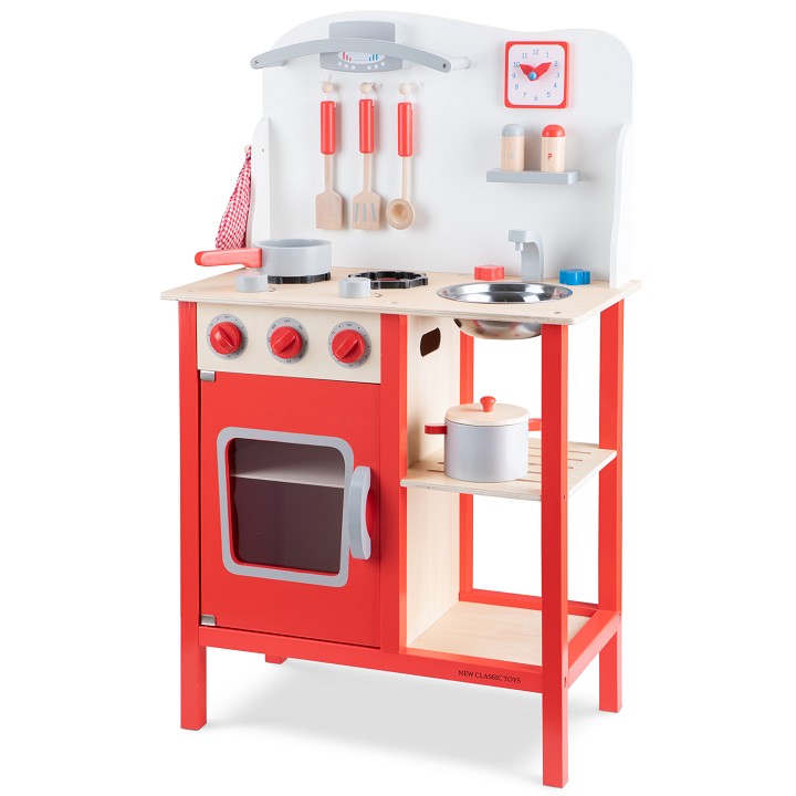 New Classic Toys - Kinderküche Bon Appétit - Rot